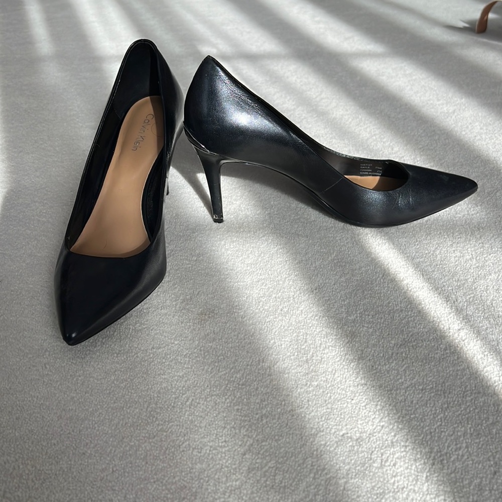 Calvin Klein black heels